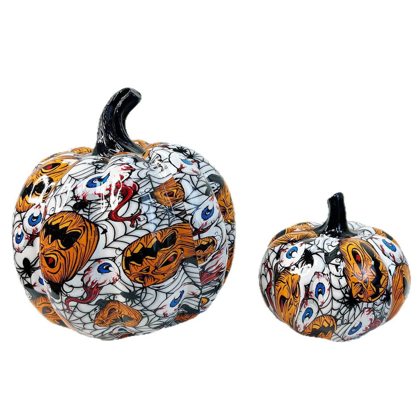 Kunstvolle Halloween Kürbisfigur Brehn