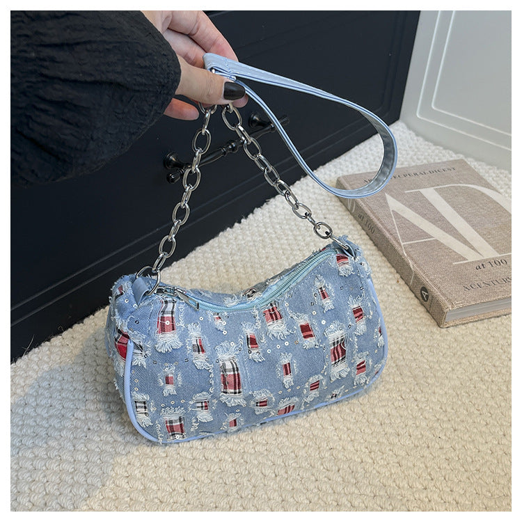 Sternenmuster Schultertasche