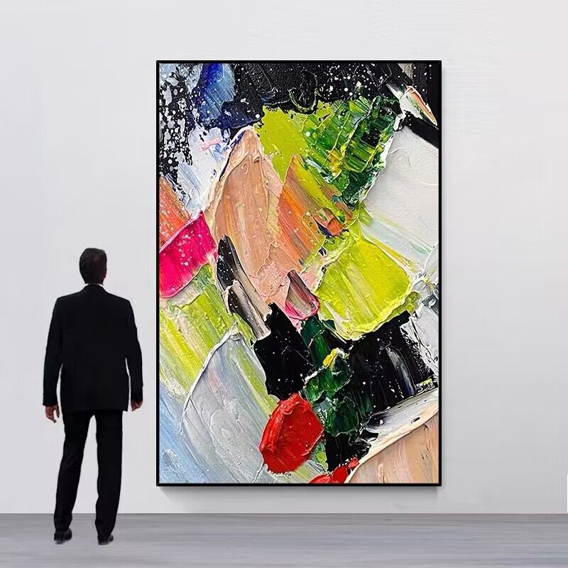 Abstract Texturiertes Leinwandkunstdruck