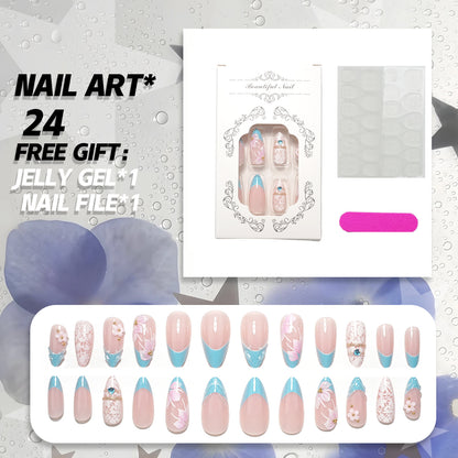 Dekorative Press-On Nagelkunst Kollektion