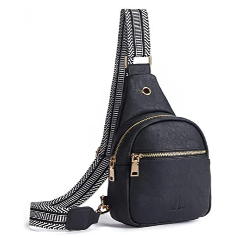 Modische Slingtasche Aus Hochwertigem Material mit Verstellbarem Schultergurt Brehn