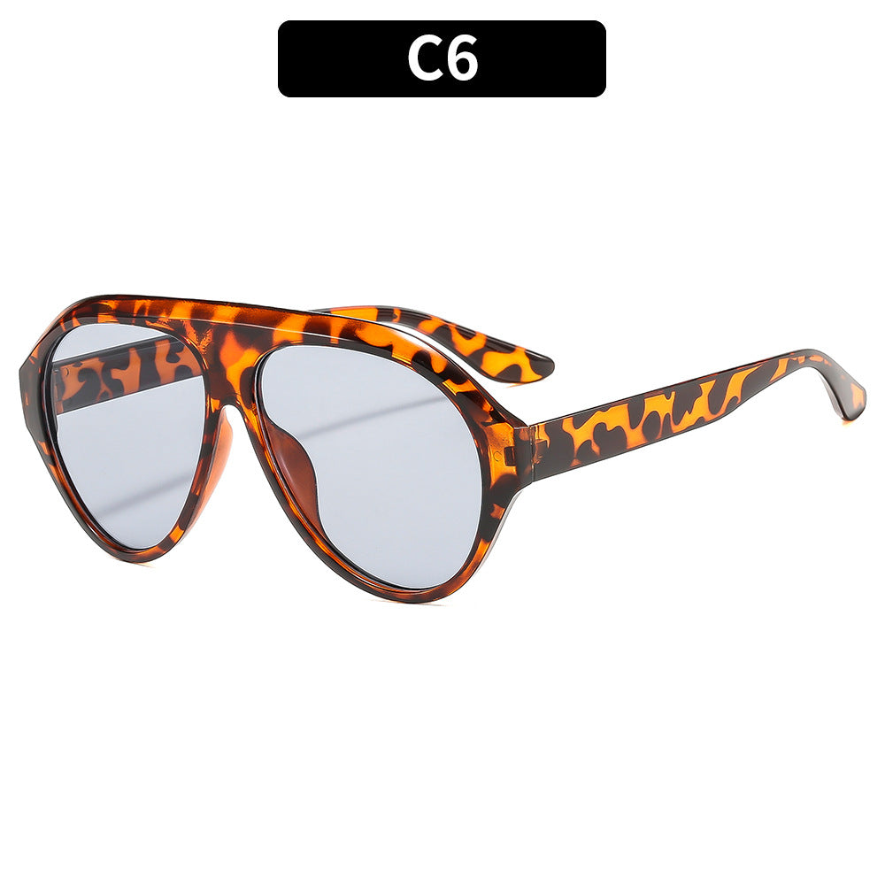 Künstlerische Oversized Sonnenbrille