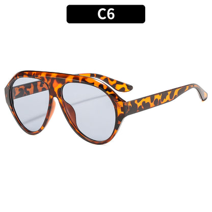 Künstlerische Oversized Sonnenbrille