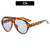 Künstlerische Oversized Sonnenbrille