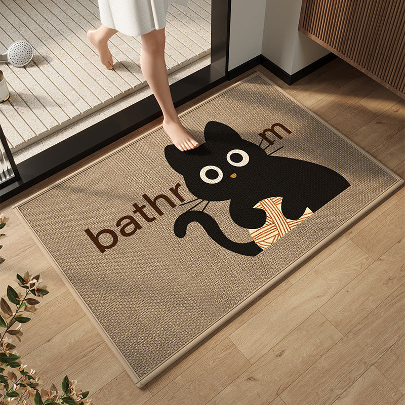 Elegante moderne Badezimmermatte Brehn