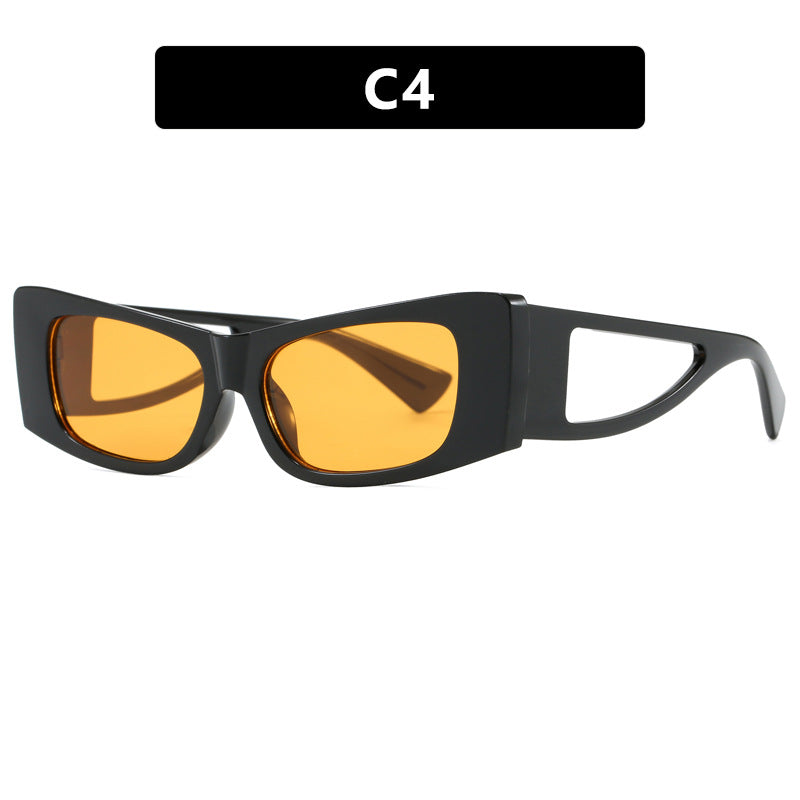 Damen trendige Sonnenbrille mit außergewöhnlichem Design und schützendem UV-Filter Brehn