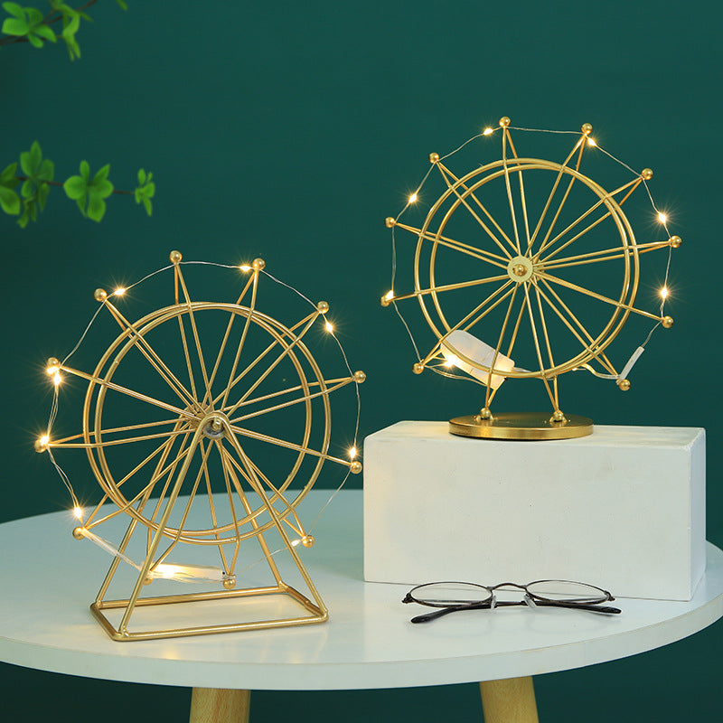 Dekorative Riesenrad Tischlampe