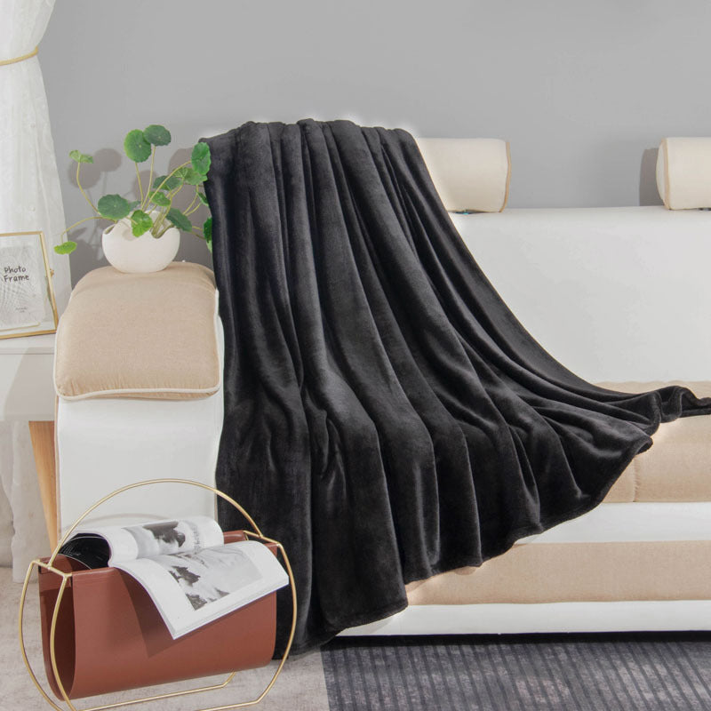 Damen luxuriöse Fleece-Decke mit sanfter Textur Brehn