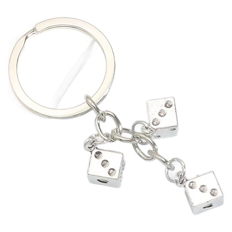 Würfel-inspirierter Charm-Schlüsselanhänger Brehn