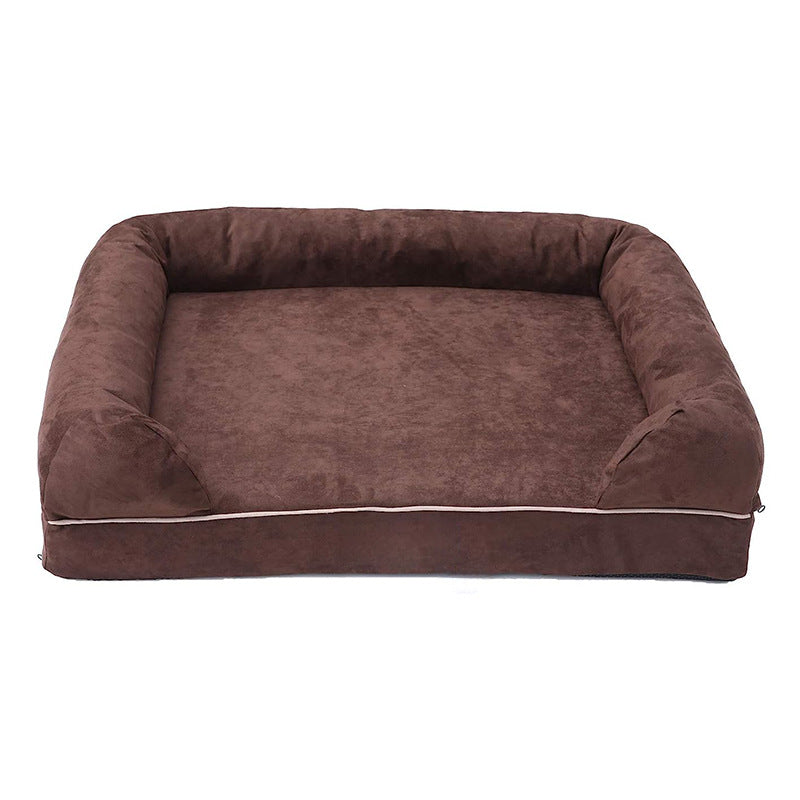 Bequemer Wildleder-Hundebett
