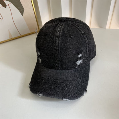 Damen Distressed Denim Baseball Cap Brehn 1784083631