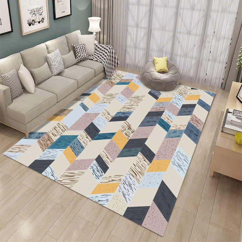 Moderner geometrischer Muster-Teppich Brehn