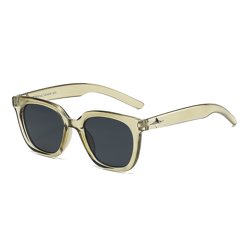 Damen moderne quadratische Sonnenbrille mit stylischem Rahmen Brehn