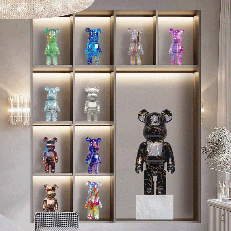Abstrakte Kunst Bärenfigur für die Hausdekoration