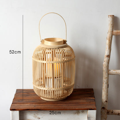 Dekorative Laterne aus Rattan Brehn