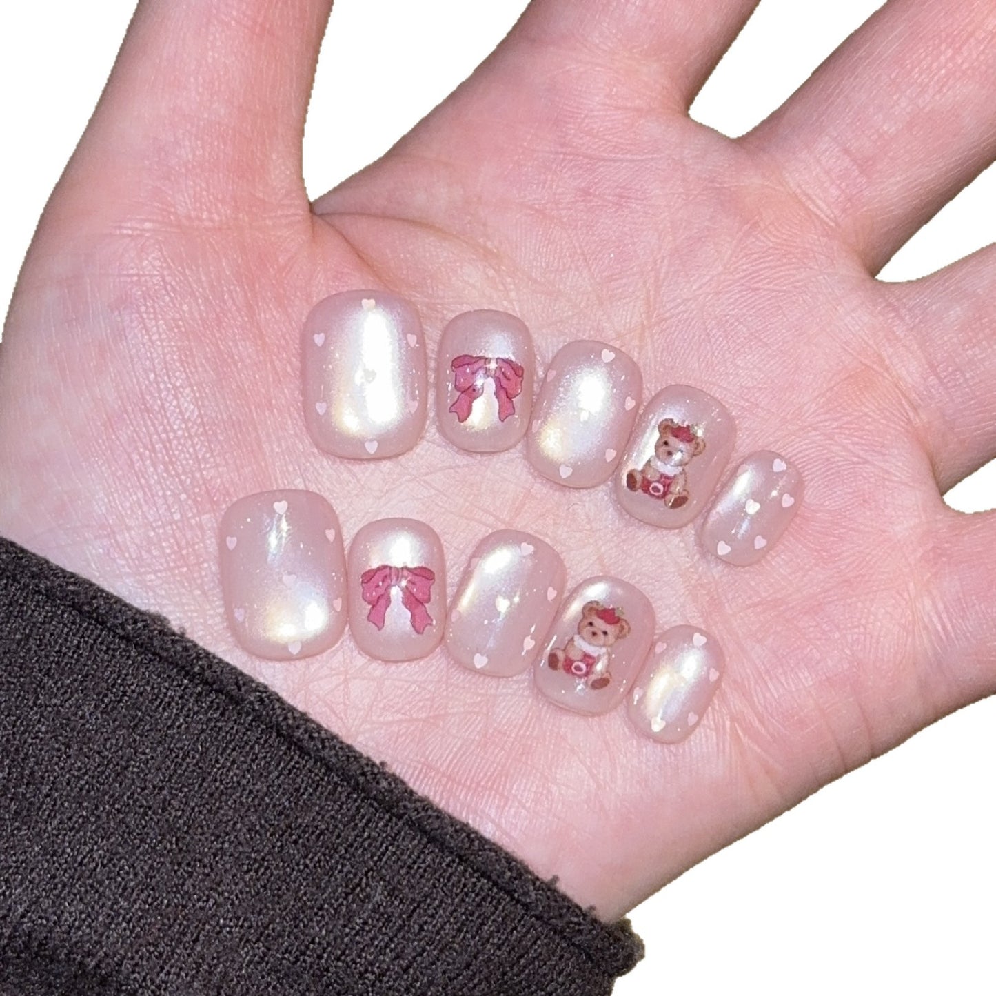 Künstliche Nail Art Spitzen mit Romantischen Motiven Brehn