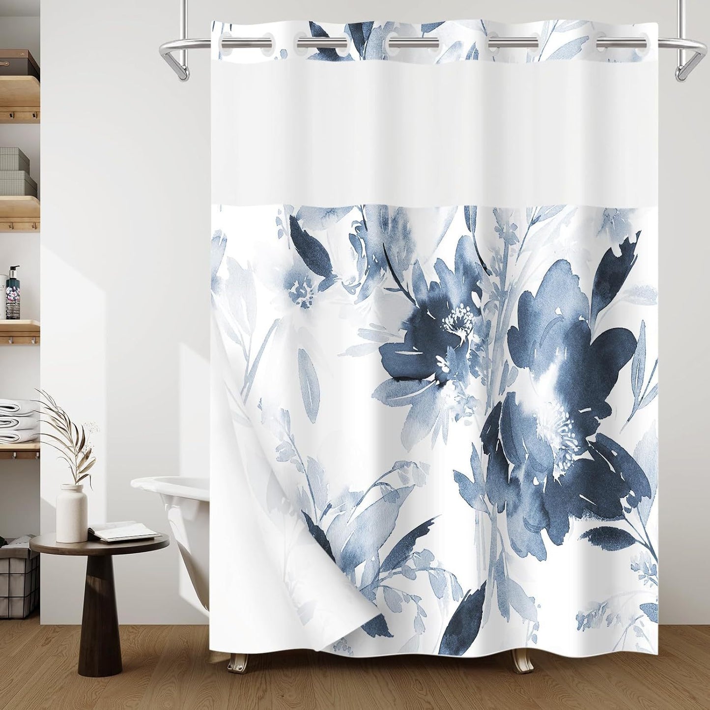 Künstlerische Florale Duschvorhang Brehn