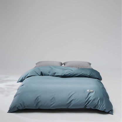 Mako-Baumwoll-Satin Bettwäsche-Set mit verdecktem Reißverschluss und Kissenbezügen Brehn