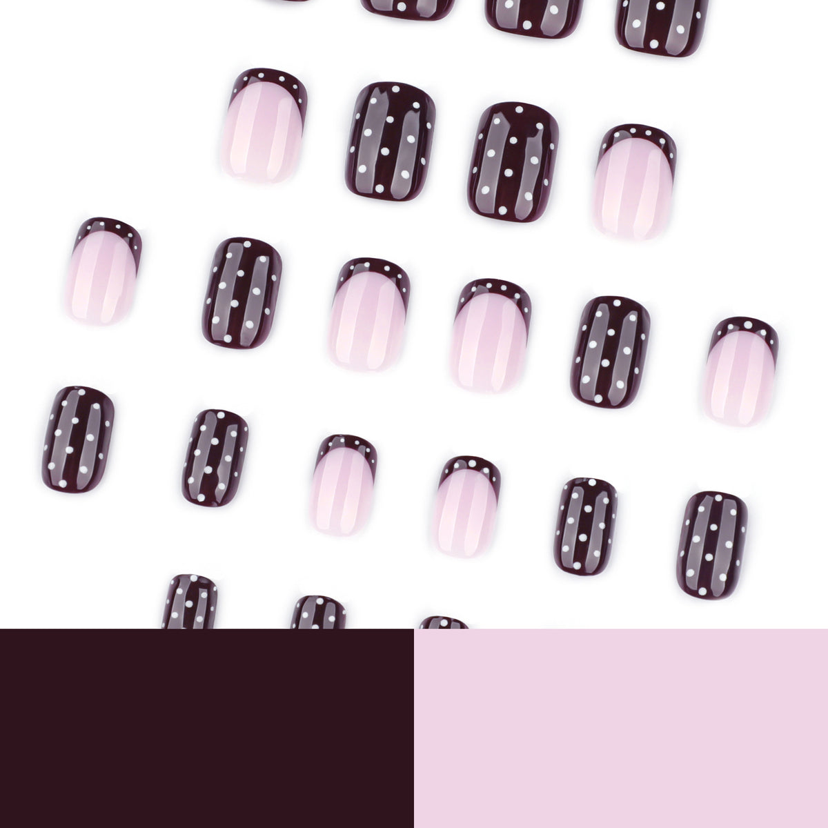 Kunstvolle Nagelkunst mit elegantem Polka-Dot Design Brehn