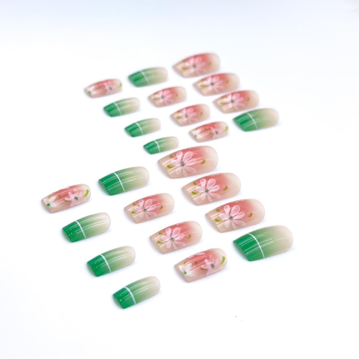 Floral Ombre Nail Art Set