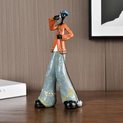 Harz Jazz Band Figurine - Vintage Musik Dekor Statue | Brehn