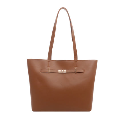 Minimalistische Leder Tote Bag