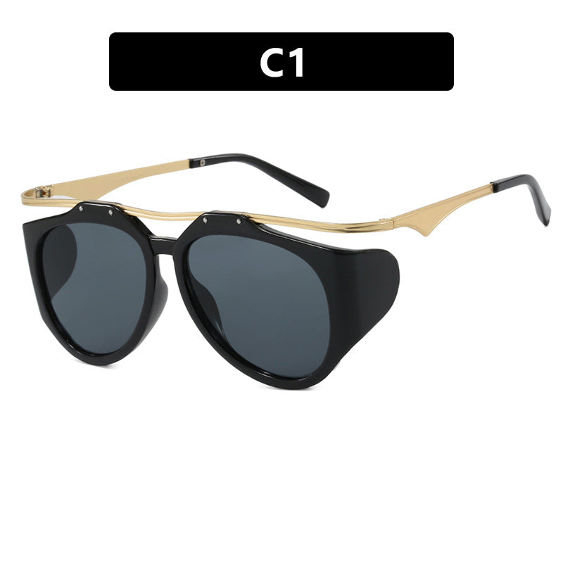 Damen Cat-Eye Sonnenbrille mit einzigartigem Design und schützenden Gläsern Brehn