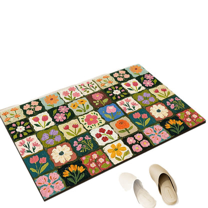 Blumenmuster Innenbereich Teppich Brehn
