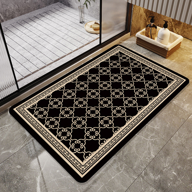 Elegante geometrische Muster-Badmatte Brehn