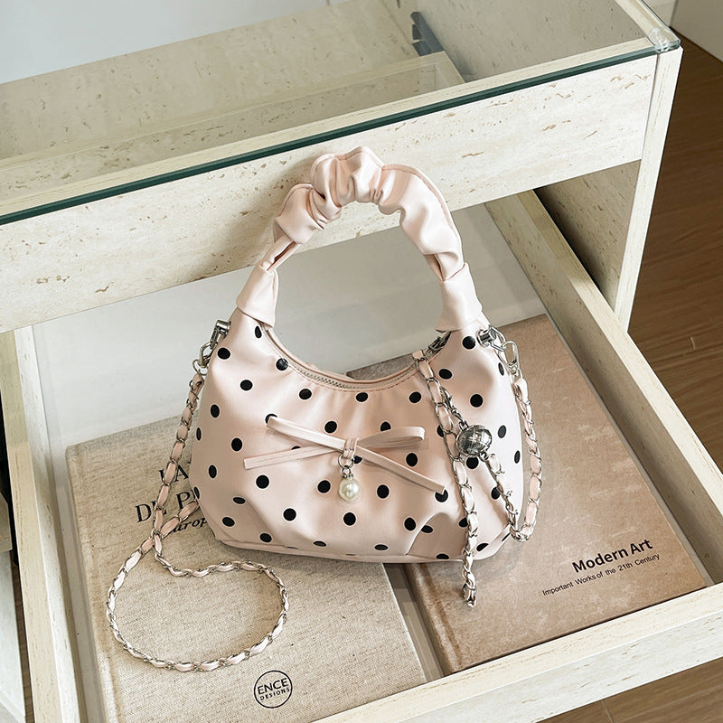 WoChic Punktmuster Handtasche Brehn