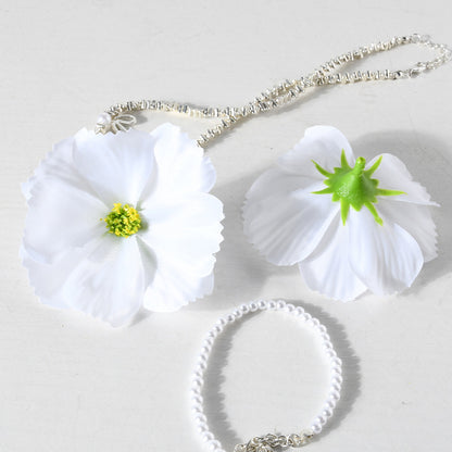 Elegante Blumige Haarklammer Set
