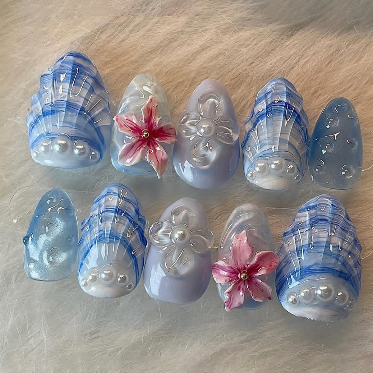 Trendiges Nageldesign Set Brehn