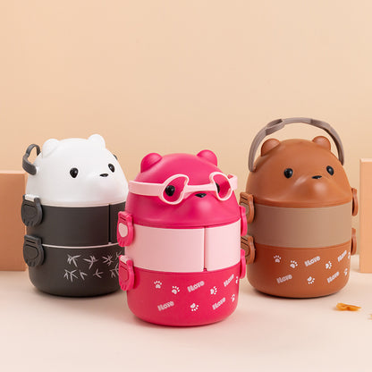 Süße tierische Bento-Lunchbox