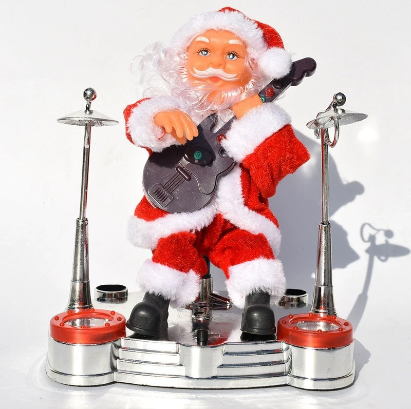 Dekorative Weihnachtsmannfigur mit Süßigkeit