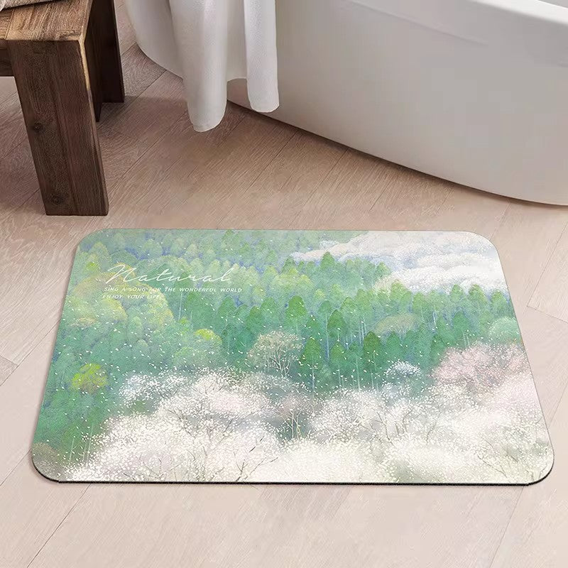 Künstlerische Illustrations-Schreibtischunterlage