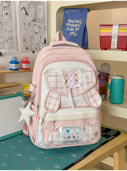 Stylischer Grafikdesign-Schulrucksack