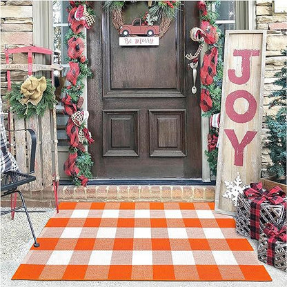 Plaid Outdoor Willkommensmatte