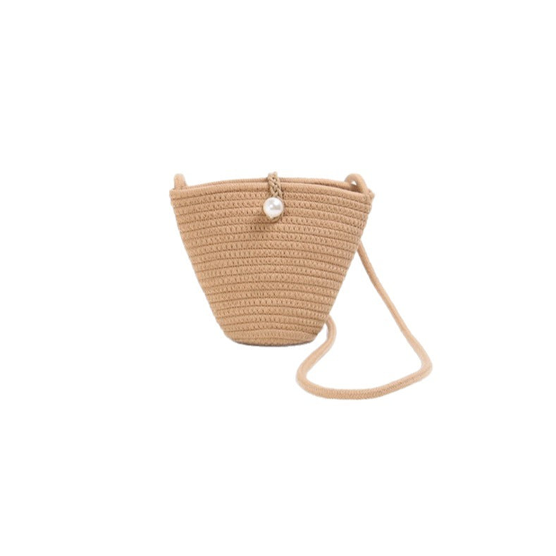 Damen Handgefertigte Crossbody Tasche mit eleganter Kordeloptik Brehn