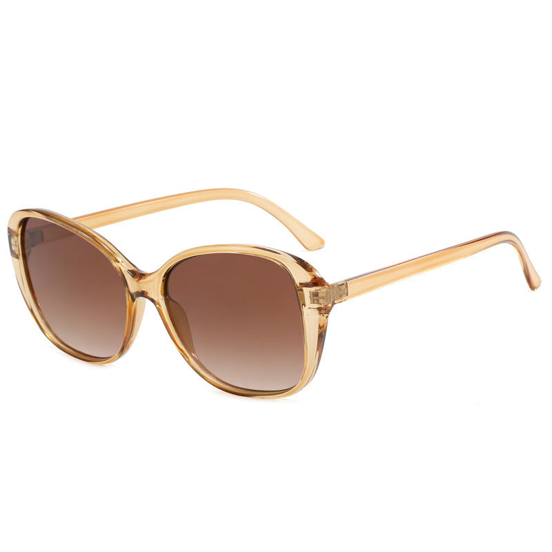 Damen Vintage Sonnenbrille mit einzigartigem, breitem Rahmen Brehn
