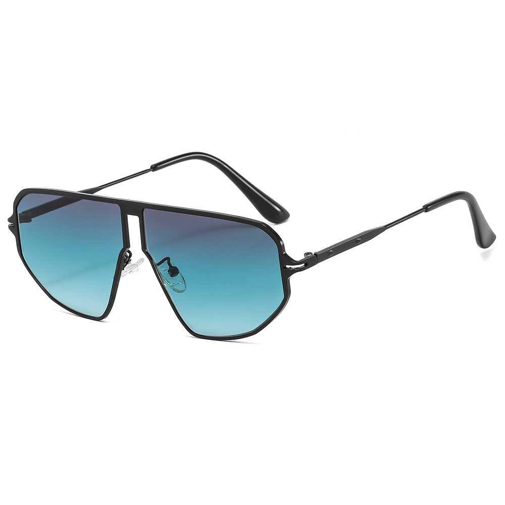 Damen auffällige Sonnenbrille im hexagonalen Design Brehn