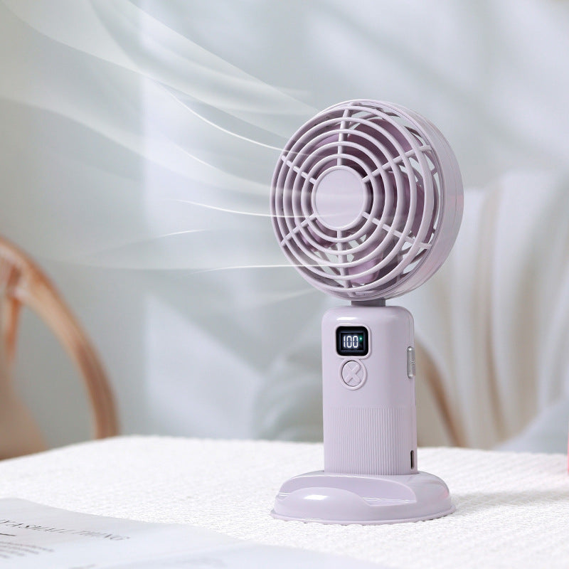 Damen tragbarer Mini Ventilator mit digitaler Geschwindigkeitsanzeige Brehn