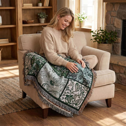 Dekorative Patchwork-Wurfdecke
