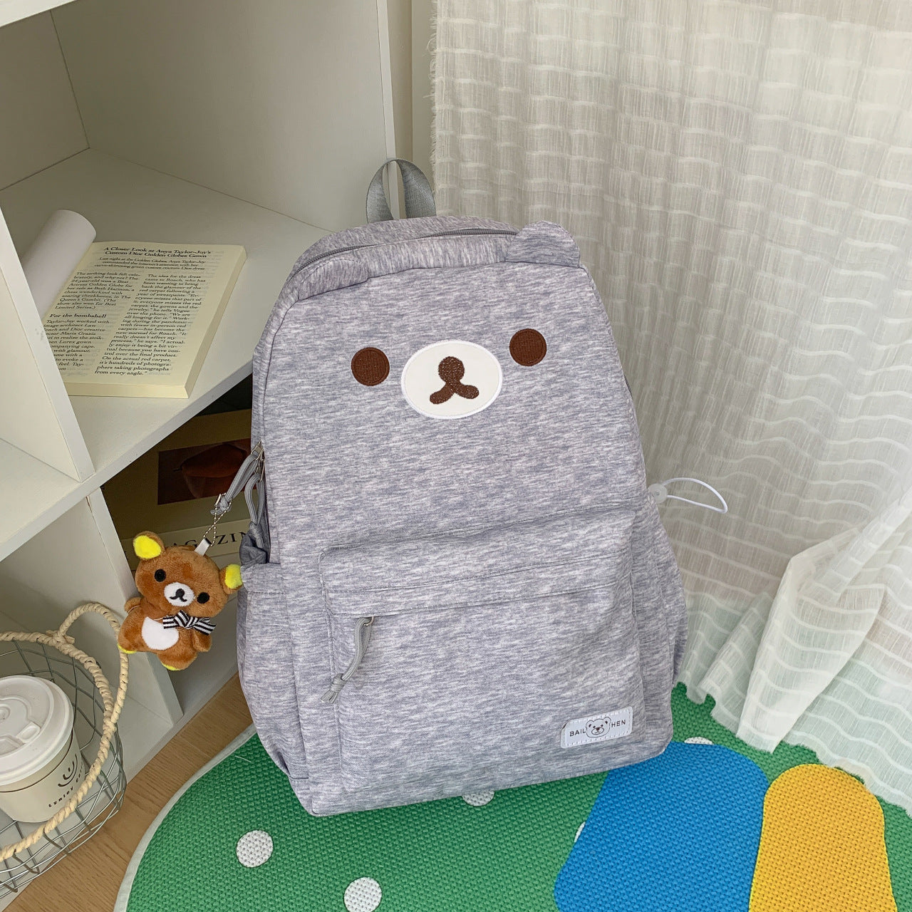 Cute Cartoon-Character Plüsch-Rucksack