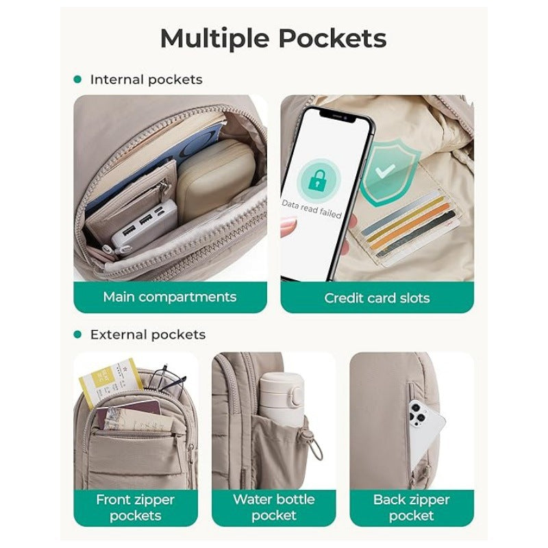 Modulare Crossbody-Tasche mit Mehreren Fächern Brehn