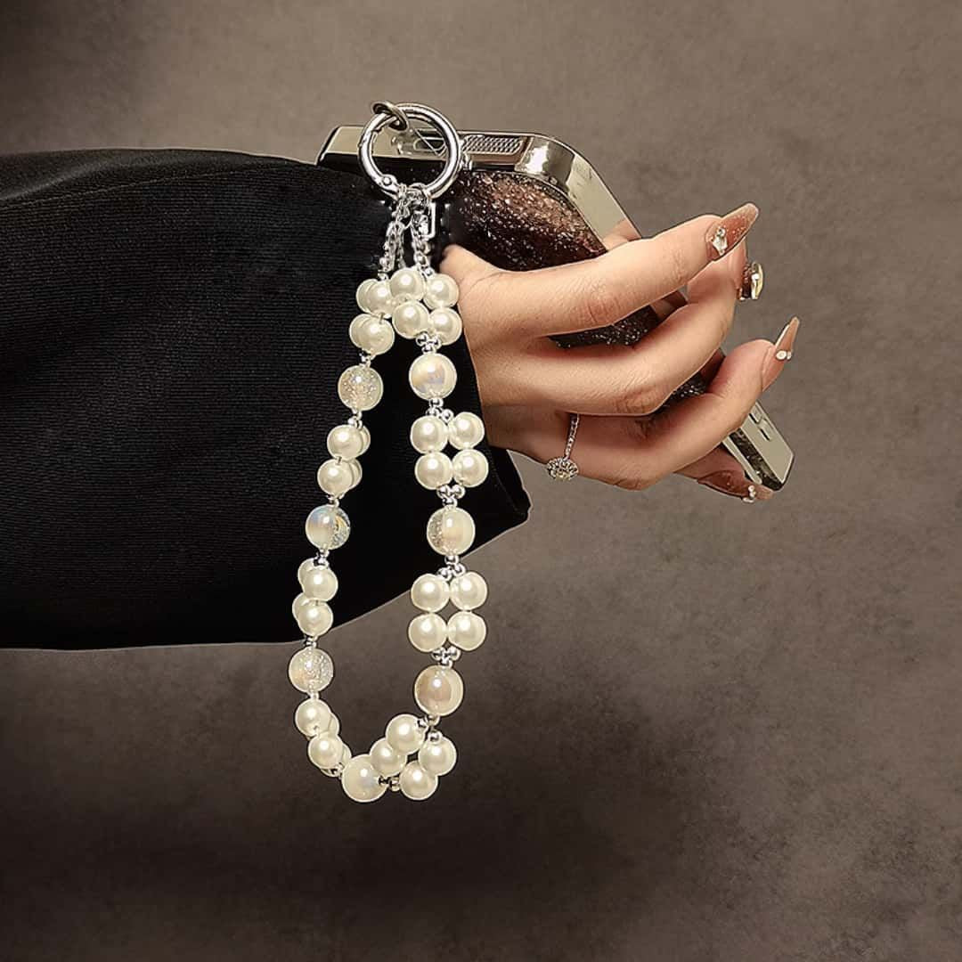 Elegante dekorative Perlen-Handyband Brehn