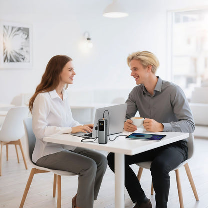Hochleistungs-Powerbank mit Digitalanzeige und Schnellladefunktion Brehn