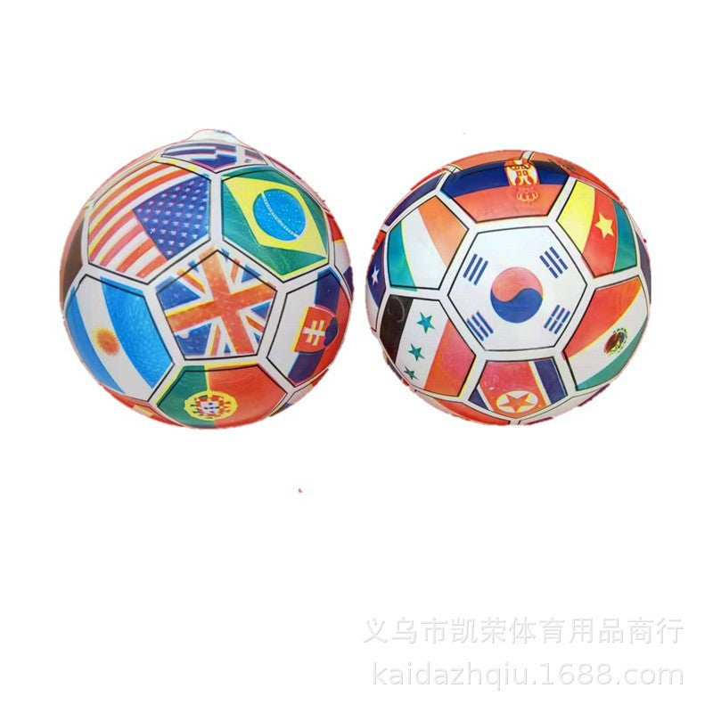 Unisex Vielseitiger Fußball mit internationalen Flaggenmotiven Brehn