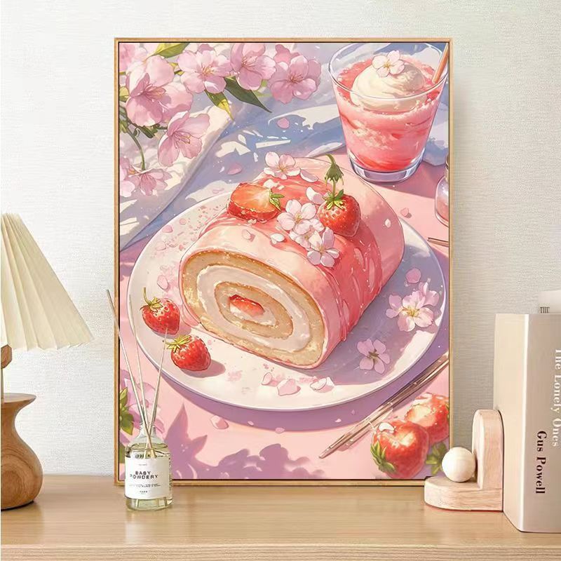 Gourmet Dessert-Themen Leinwand Wandkunst Brehn