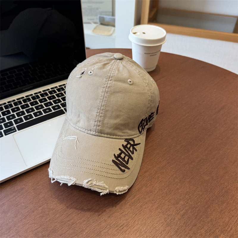 Unisex Distressed Graphic Baseball Cap Brehn