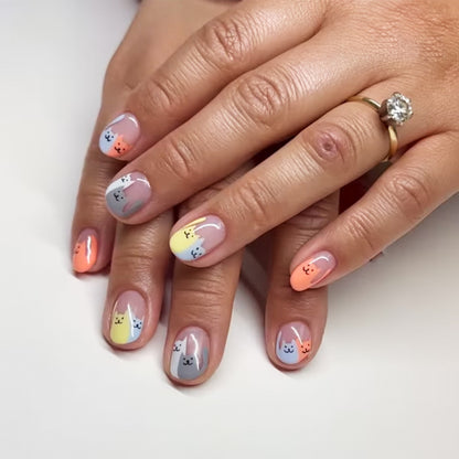Glamouröse Glitzer-Stiletto Press-On Nägel Brehn